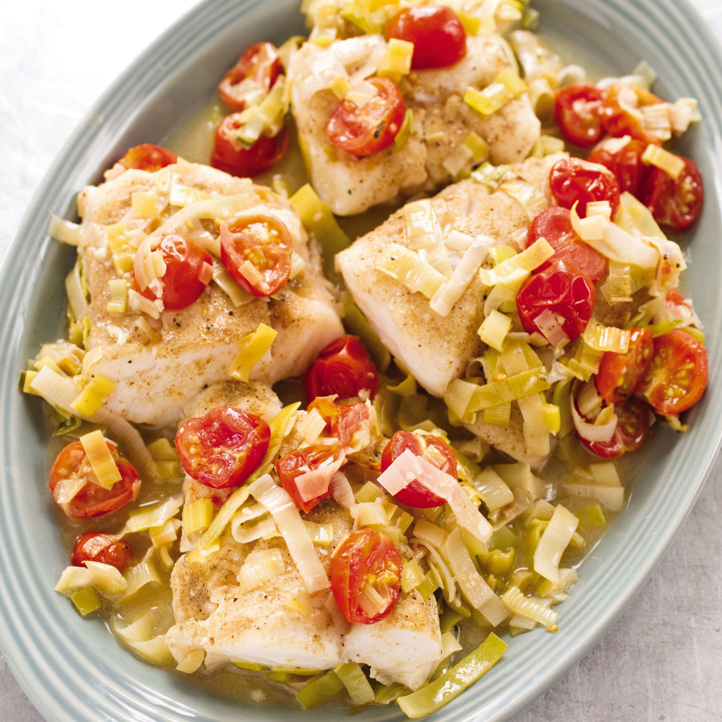 Food Column ATK Braised Cod With Leeks
